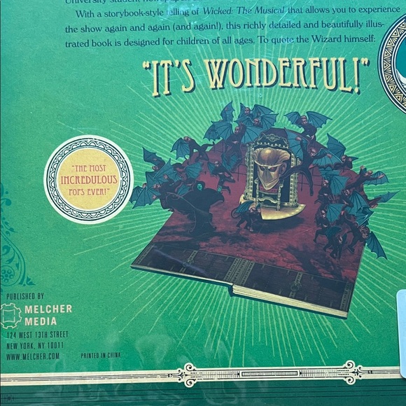 Wicked The Musical Pop-Up Compendium Book